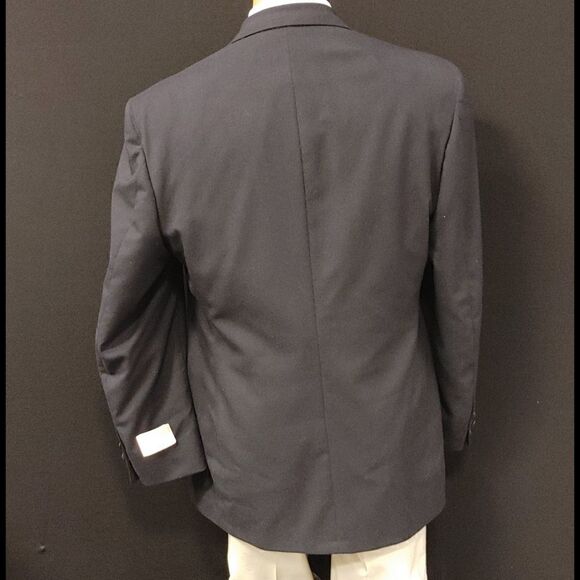 MEN'S HARVE BENARD NAVY SLIM FIT BLAZER 40L - Picture 6 of 6